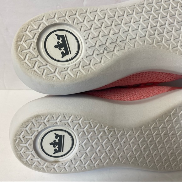 Peter Millar Women's Hyperlight Glide Athleisure Sneakers Pink White Size 6 Knit - Picture 5 of 12